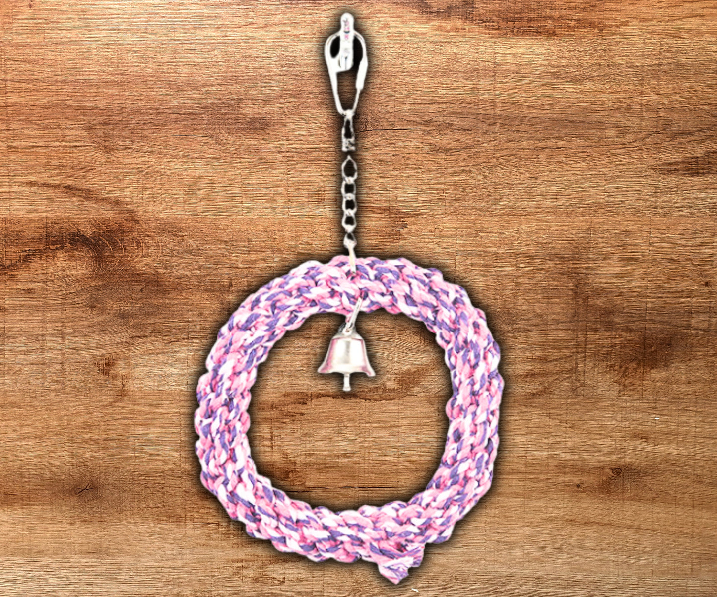 Penn-Plax Braided Rope Swing/Small - Pink