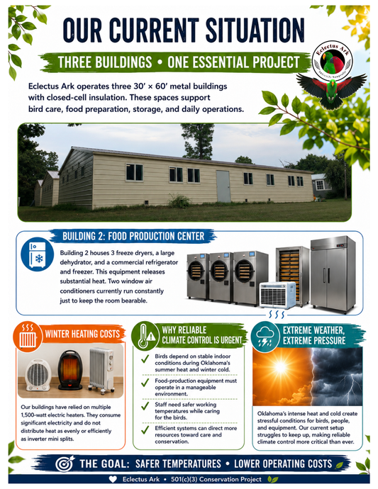 Fundraiser / Donations for Facility Upgrade - Mini Splits for Heating and Cooling