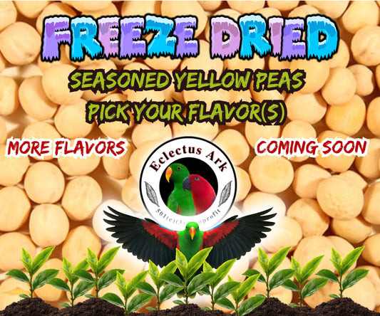 Freeze Dried Seasoned Peas - Pick Your Flavor(s)