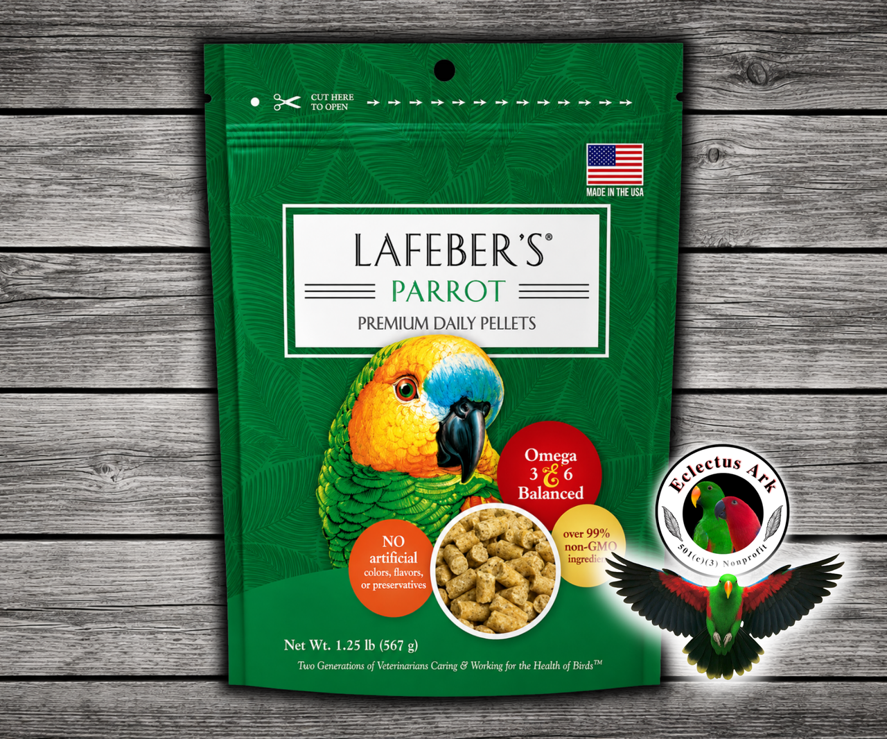 Lafeber Premium Daily Diet for Parrots 1.25 Lb