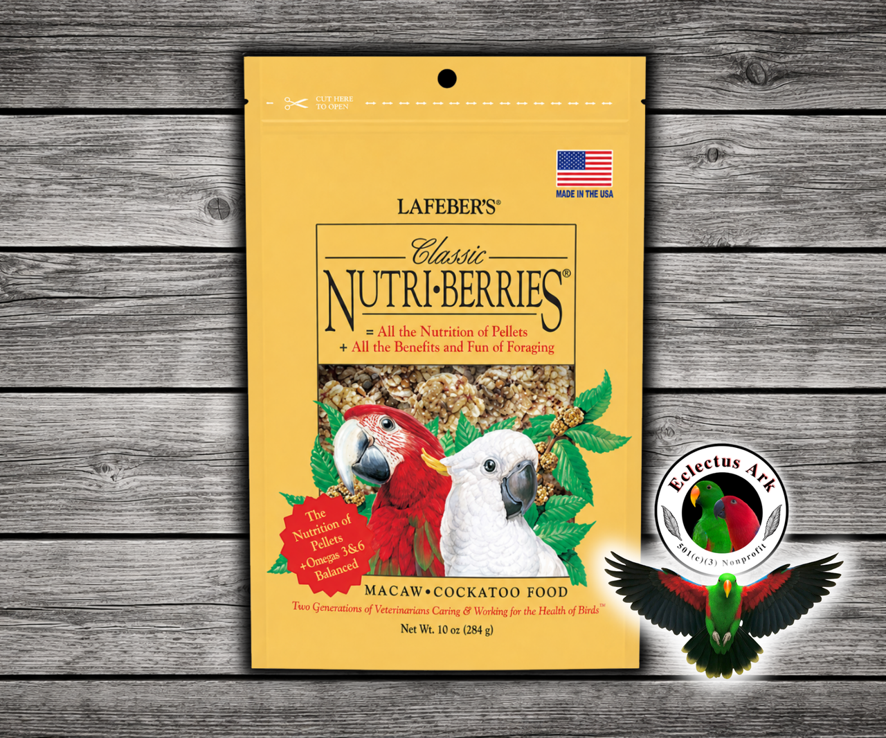 Lafeber Nutri-Berries Macaw/Cockatoo Food