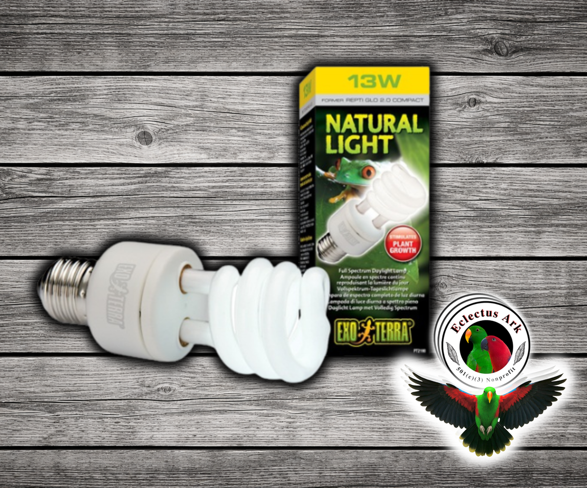 Exo Terra Natural Light - Full Spectrum Daylight Bulb