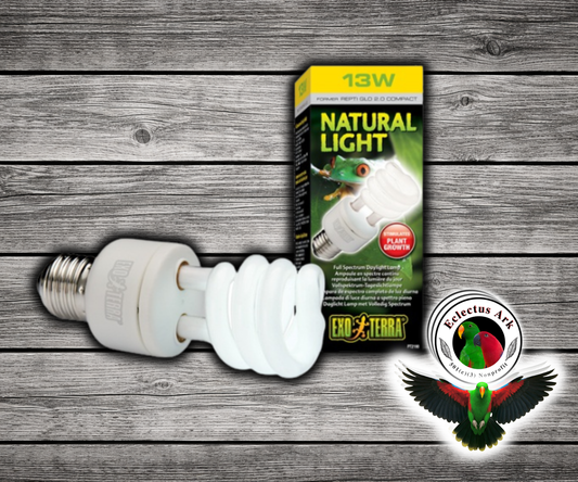 Exo Terra Natural Light - Full Spectrum Daylight Bulb