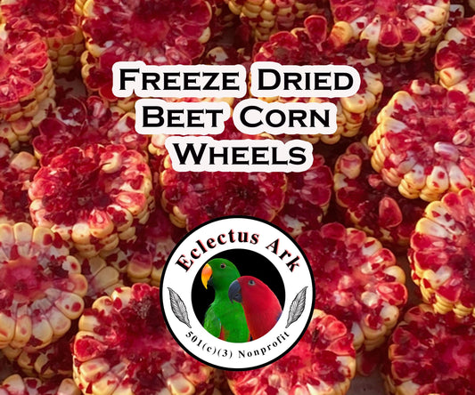 Freeze Dried- Beet Flavored Corn Wheels