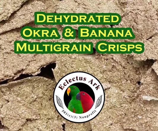 Dehydrated Okra & Banana Multigrain Crisps 3.5 oz