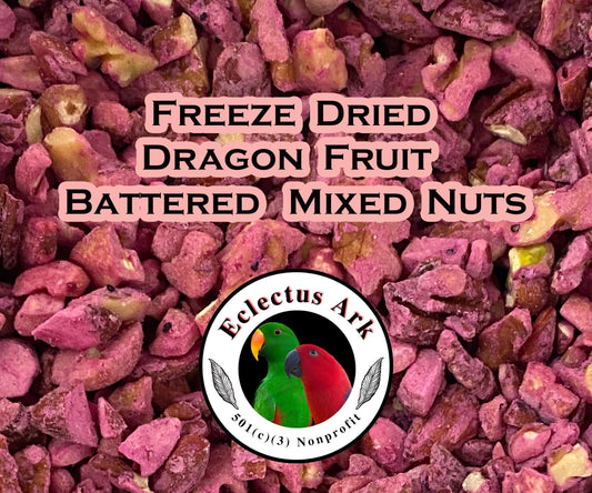 Freeze Dried Dragon Fruit Battered Mixed Nuts 5 oz