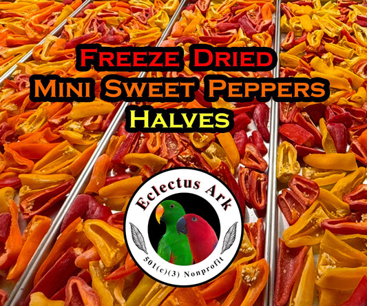 Freeze Dried Sweet Mini Pepper Halves