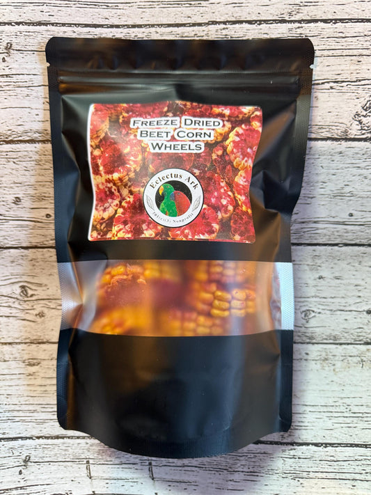Freeze Dried- Beet Flavored Corn Wheels