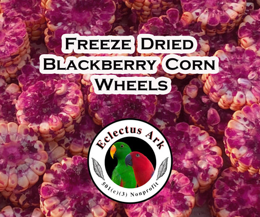 Freeze Dried Blackberry Corn Wheels