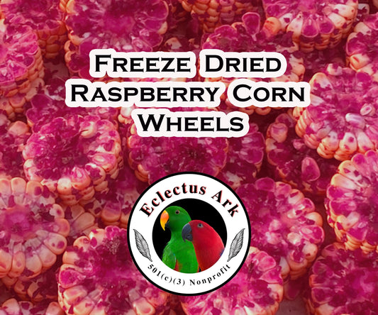 Freeze Dried Raspberry Corn Wheels