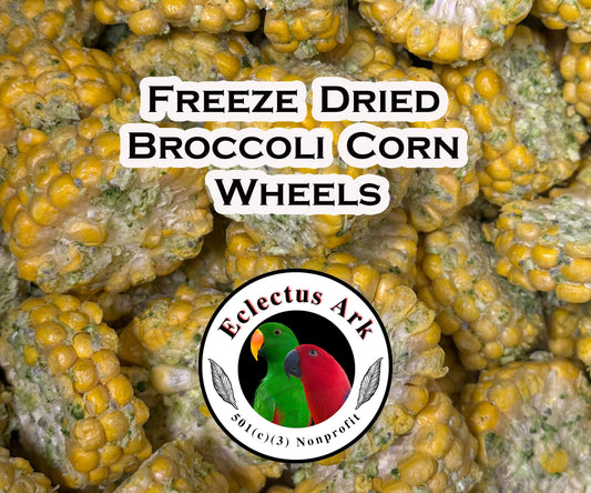 Freeze Dried Broccoli Corn Wheels