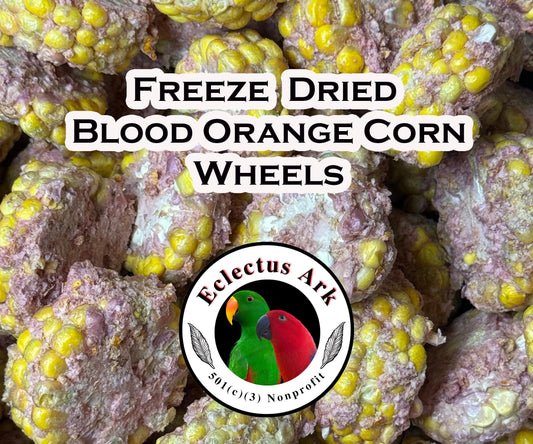 Freeze Dried Blood Orange Corn Wheels