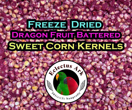 Freeze Dried Dragon Fruit Battered Sweet Corn