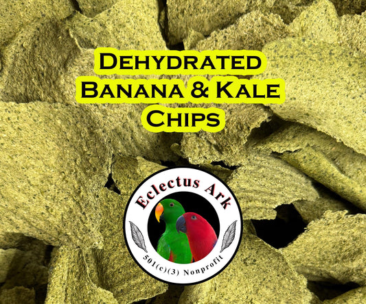 Picture of package label for Dehydrated Banana & Kale Chips