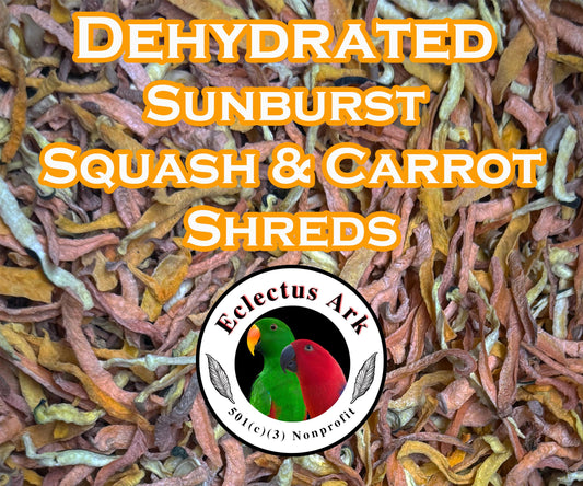Picture of package label Dehydrated Sunburst Squash & Carrot Shreds