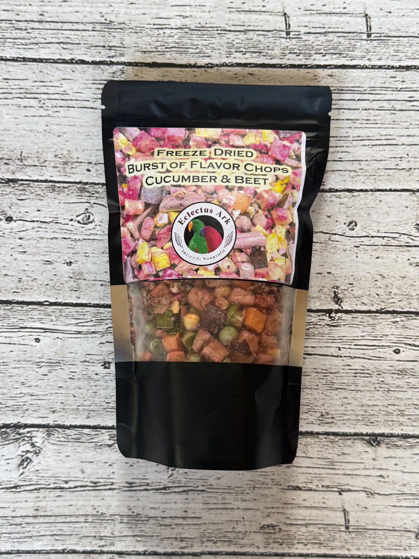 Burst of Flavor Freeze Dried Chop - Cucumber & Beet Battered