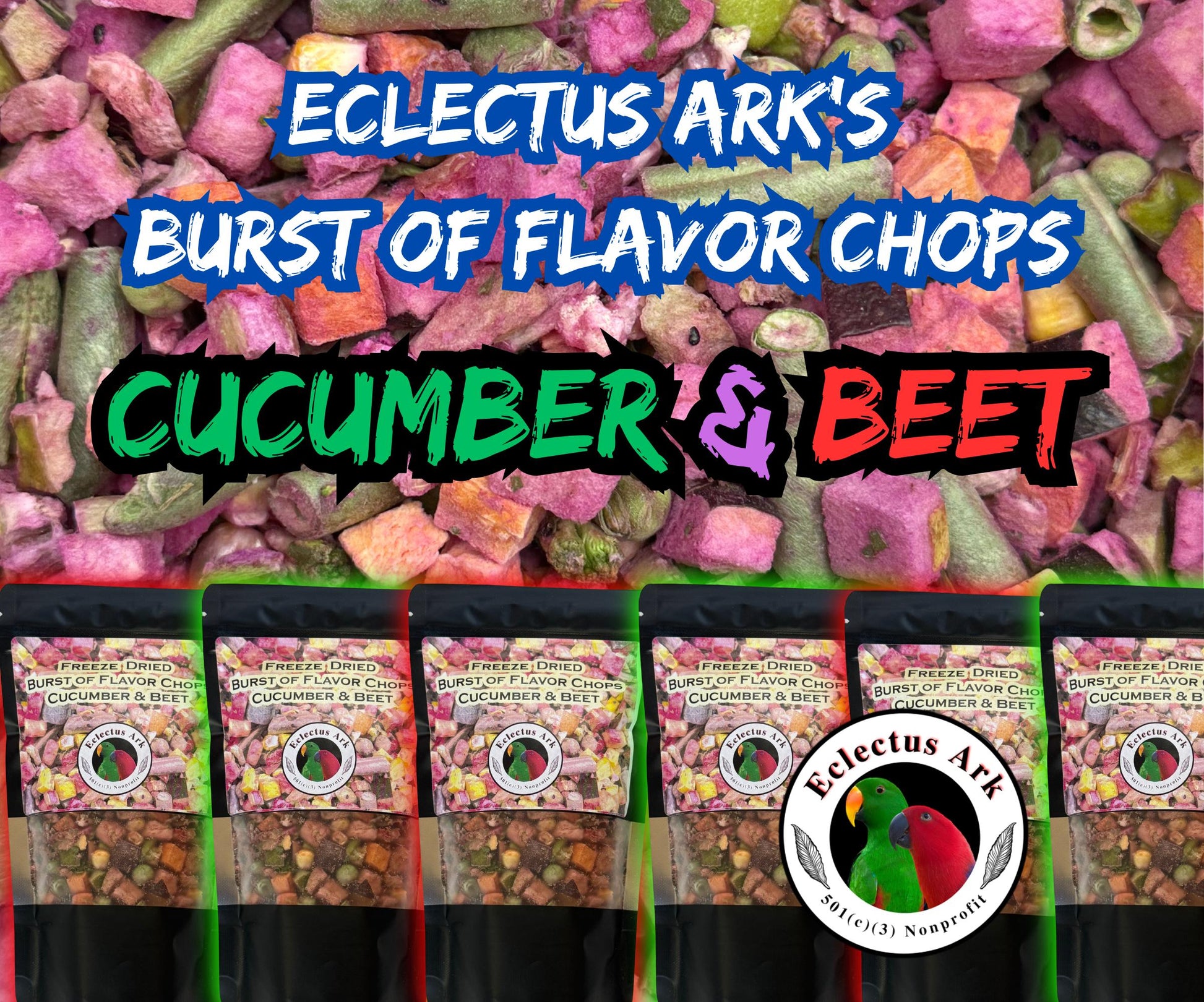Picture of Freeze Dried Chop - Cucumber & Beet