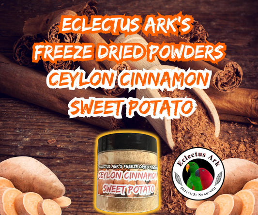 Freeze Dried Cyelon Cinnamon & Sweet Potato Powder