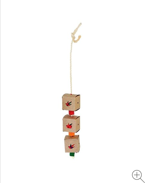 Paradise Triple Foraging Box Bird Toy