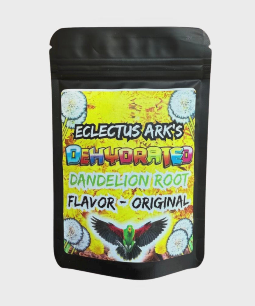 Dehydrated Dandelion Root for Parrots | Eclectus Ark Parrot Treats